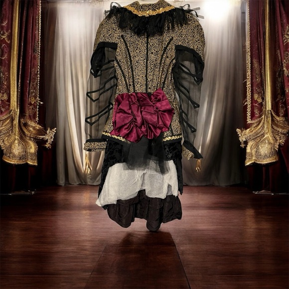 Handmade jacket with bustle - Picture 2 of 4